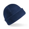Fleece beanie - B243:French Navy, 100% polyester, One Size
